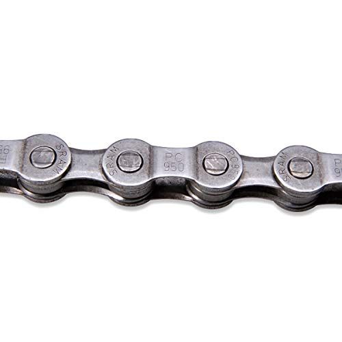 SRAM Chain ketting schutbescherming geleiding PC 951, grijze lipjes, 9-voudig, 114 schakels, 1 stuk