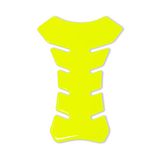 4R Quattroer.it 18117 Tankpad Tankpad 3D sticker voor motorfiets, neongeel