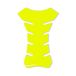 4R Quattroer.it 18117 Tankpad Tankpad 3D sticker voor motorfiets, neongeel
