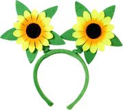 Finidi Zonnebloem haarband tiara