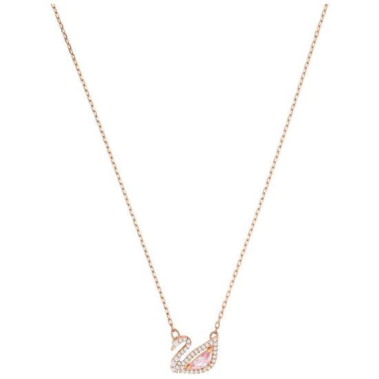 Swarovski 5469989 - Dazzling Swan Necklace - Rose Gold - 38cm