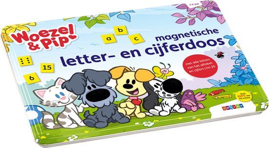 Woezel en Pip Woezel & Pip - magnetische letter en cijferdoos