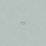 Esta Home behang honingraat-motief celadon groen - 148750