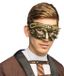 Boland - Masker Steamforce Brons - Volwassenen - Robot - Steampunk - Industrieel - Sci Fi - Cosplay - Carnaval - Themafeest