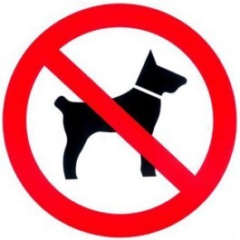 Pick-Up diam 300 mm verboden voor honden