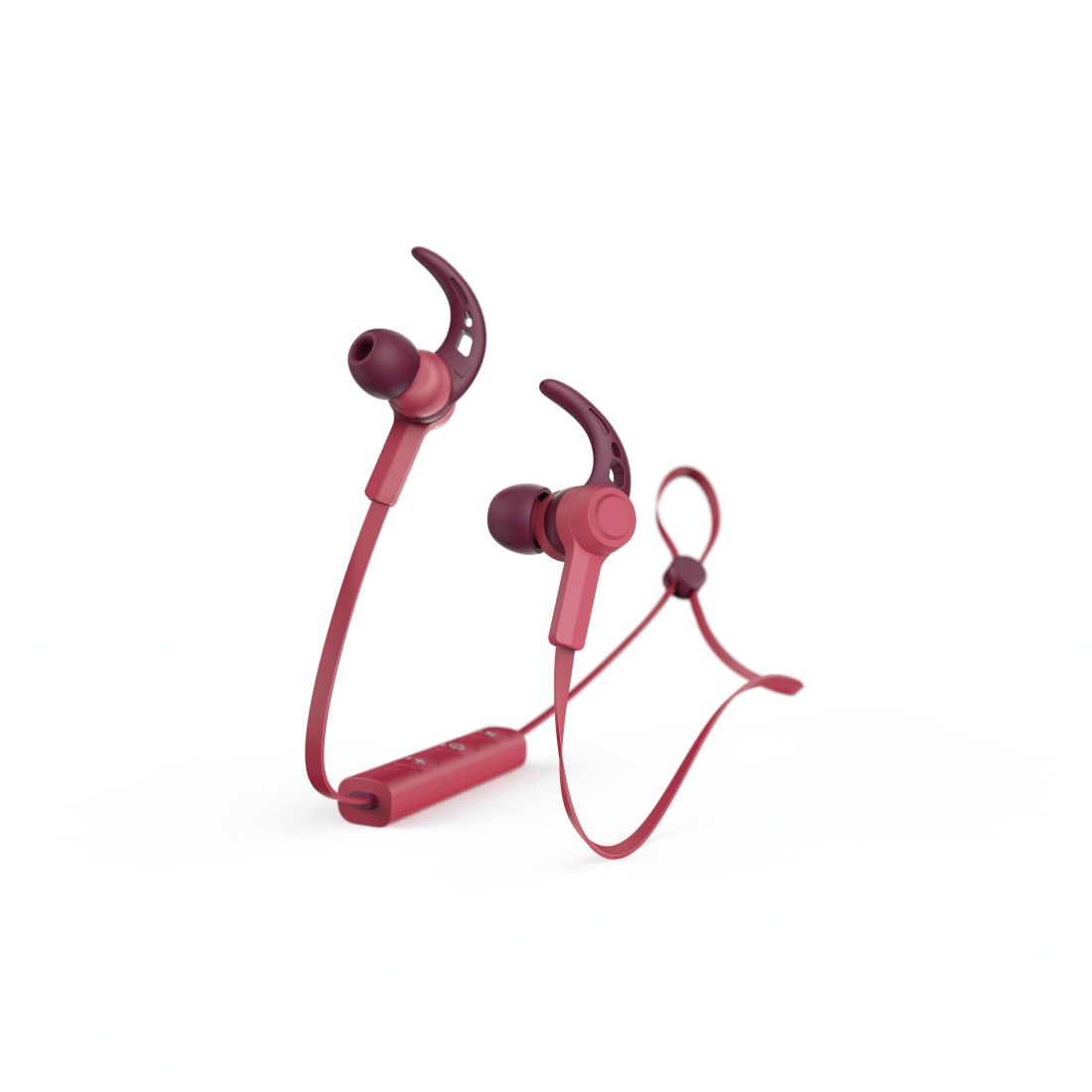 Hama Connect - Bluetooth Headset - Ear-hook, In-ear - Calls/Music - Red