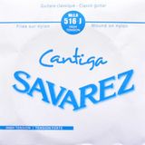 6E Savarez 6E Cantiga metaaldraad, zilverkleurig