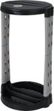 Excellent Houseware Porte-sacs poubelles - Noir - 74 cm