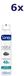 Sanex 6x Sanex Deo spray - 200ml - natur protect extra Doeltreffenheid met aluinsteen