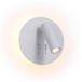 BARCELONA LED Leeslamp Quart 3W+6W 3000K Wit | Aluminium, Richtbare Spot 30°, Diffuus Achterlicht, 2 Schakelaars, IP20, Voor Hoofdbord Slaapkamer Hotel En Kantoor