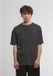 Urban Classics Washed Look Ribbed T-shirt Homme T-shirt - Noir - S