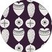 Bonateks Ronde digitaal bedrukte muismat, antislip onderkant, voor kantoor en thuis, diameter: 22 cm