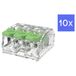 Degson DGBSC-SG01/4-03P (17-16ZH) Borne flexible : 0.2-4 mm² rigide : 0.2-4 mm² Nombre de pôles : 3 10 pièce(s) Vert