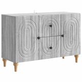 vidaXL TV-kast met lade Grijs sonoma 89 x 34,5 x 60 cm Bewerkt hout
