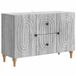 vidaXL TV-kast met lade Grijs sonoma 89 x 34,5 x 60 cm Bewerkt hout