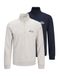 JACK & JONES Sweatshirt 'JJBRANDON' marine / zwart / wit / wit gemêleerd