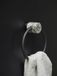 Aquanova Nero Handdoekring Alba (wit)