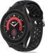 Strap-it Bracelet de montre connectée en silicone - Convient aux peaux sensibles pour Samsung Galaxy Watch 5 Pro - Noir