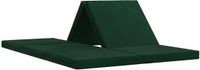 vidaXL Vouwbare Sofa Bed 140 x 67 x 15 cm Donkergroen