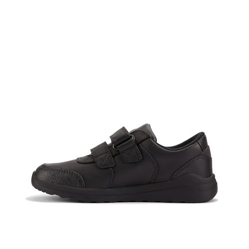 Clarks Daze Step 2 K Childrens Black Leather, 2