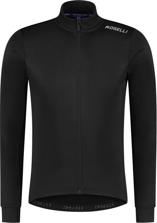 Rogelli Core Men's Cycling Jersey Long Sleeve - Black - Size L