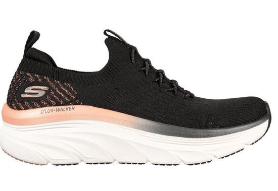 Skechers D'Lux Walker - Let It Glow Instappers - Maat 38 - Zwart - Vrouwen