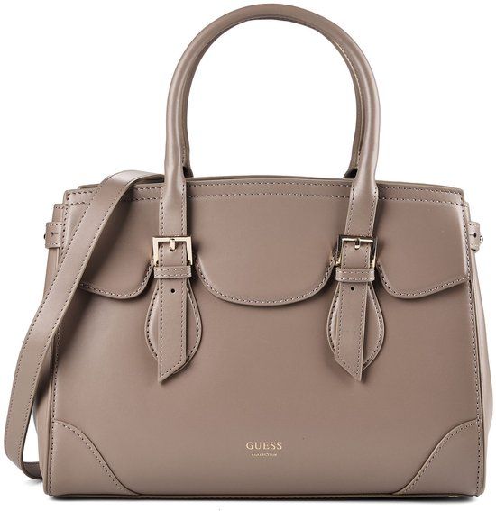 Guess Sofia Handtas Leder 33 cm - Dames - taupe
