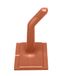 Maya Professional Tools 80000-12 muurhaken met glasvezelversterking, FBK/levensmiddelhygiëne, 60 mm, bruin