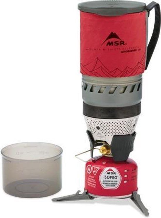 MSR WindBurner 1.0L Camping Cook System - Red