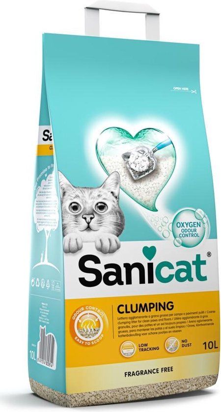 Sanicat Kattenbakvulling Clumping - 10 liter