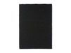 Tapis à poils longs effet soyeux noir 190x200