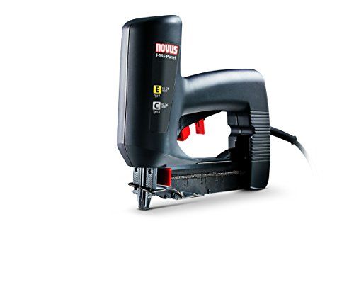 Novus 031-0324 Elektrotacker J-165 Profi, terugslagarme paneel-nietmachine, naslagfunctie, verwerkt knijpers en spijkers,