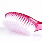 Doucheborstel Jonyx Doucheborstel lang - 36cm - Bad- en massageborstel - Rugscrubber - Lichaamsborstel - Kunststof - Roze