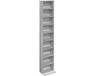 vidaXL Meuble CD Gris Sonoma 33 x 23,5 x 175 cm Bois traité