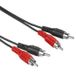 Hama 30457 Audiokabel 2,5 m Cinch Schwarz