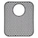 Bodo® Gootsteenmat Siliconen Grijs Met Gat - 34 x 29 cm