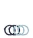 Dore & Rose Scrunchie 1 cm Set Dark Blue & Light Blue Haarelastiek