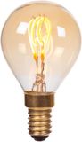 Lucide P45 - Filament lamp - Ø 4,5 cm - LED 3 StepDim (Memory) - E14 - 1x3W 2200K - Amber