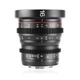 Meike 16mm T2.2 - Micro Four Thirds (MFT) - Zwart