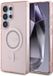 Guess IML Rhinestones Back Cover Geschikt voor Samsung Galaxy S25 Ultra - Roze