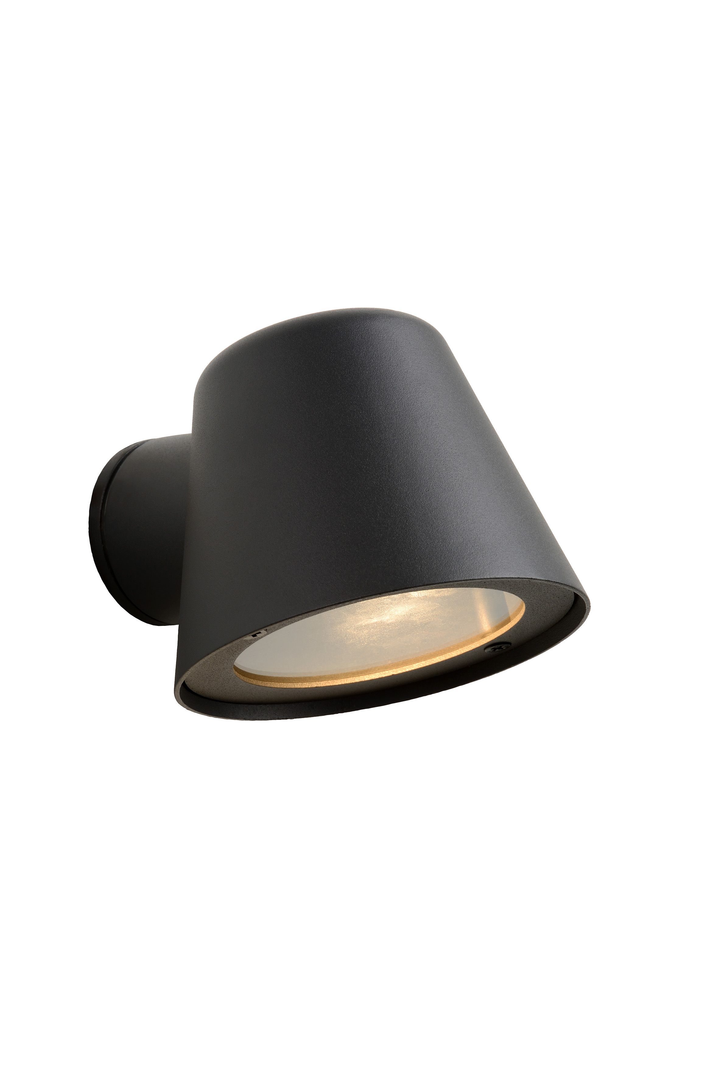 Lucide DINGO-LED - Wandlamp Buiten - LED - GU10 - 5W - Dimbaar - Antraciet