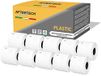 Aftertech 10 x 99015P 54 x 70 mm rollen waterdichte kunststof etiketten, compatibel (320 etiketten/rol = 3200 totaal) voor Dymo LabelWriter 10 x 99015PLA