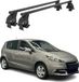 Menabo dachträger voor Renault Scénic III (facelift) 2013-2016, stalen uitvoering, zwart, 2 stuks