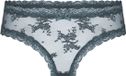 Hunkemöller Brazilian V-shape Mesh Blauw