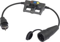 VOLTCRAFT DLA-1L 16 Meetadapter Randaarde 16 A - Randaarde 16 A