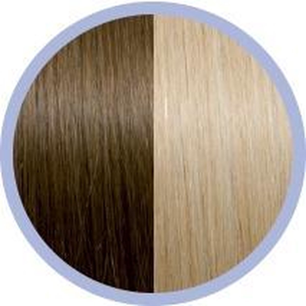 Lisap Seiseta Invisible Clip-on 50-55cm Haarextension 10/20 Dark Ash Blonde/ultra Very Light B 1stuks