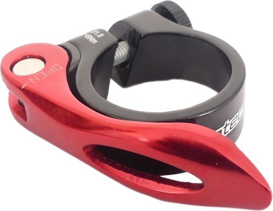 Ergotec SCQ-0100 Zadelpenklem ø31,8 - Zwart/Rood