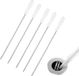 Merkloos Gootsteen Ontstopper - 5 Stuks - Wit - 45 Cm
