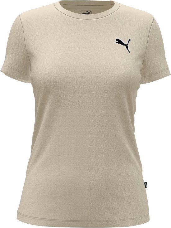 PUMA Better Essentials Tee Dames T-shirt - Zand - Maat XS