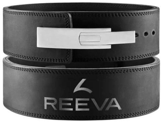 Reeva Nubik Leer Lifting Belt - Zwart